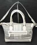 Coach Purse: 21154 Silver Molly Legacy Satchel
