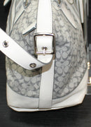 Coach Purse: 21154 Silver Molly Legacy Satchel