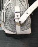 Coach Purse: 21154 Silver Molly Legacy Satchel