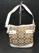 Coach Purse: 3577 White Signature Monogram Tote Bag