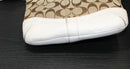 Coach Purse: 3577 White Signature Monogram Tote Bag