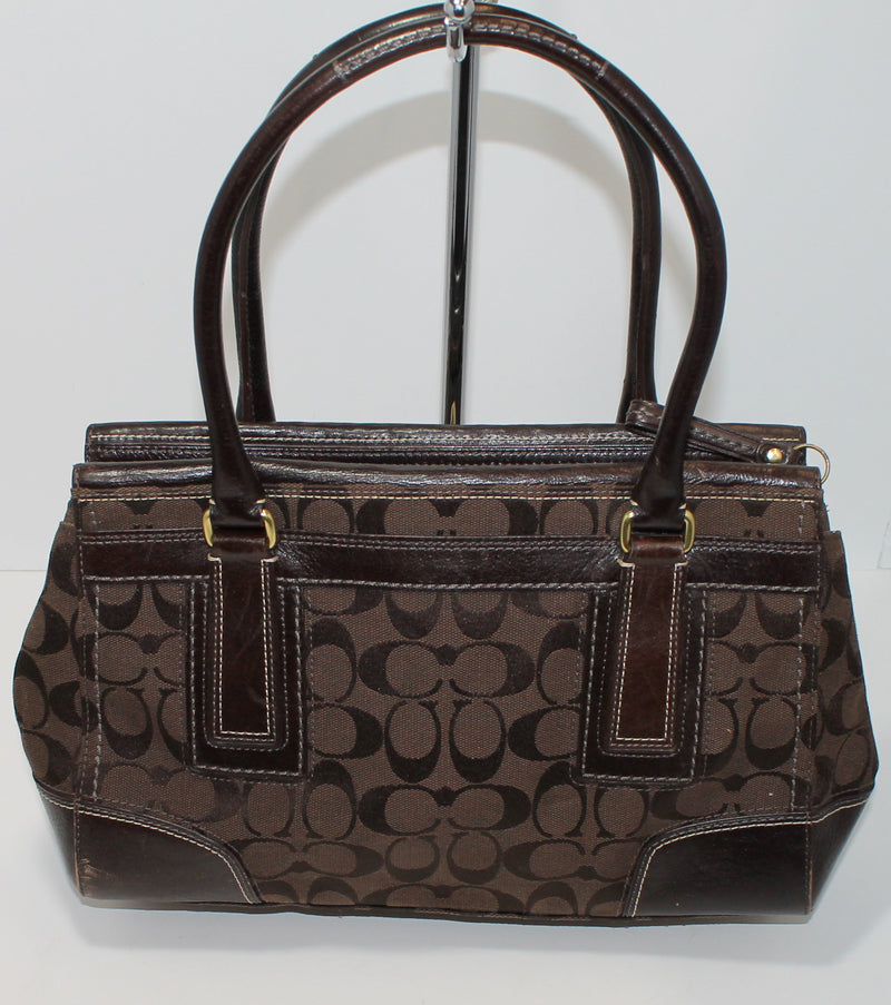 Brown signature coach purse Clearance