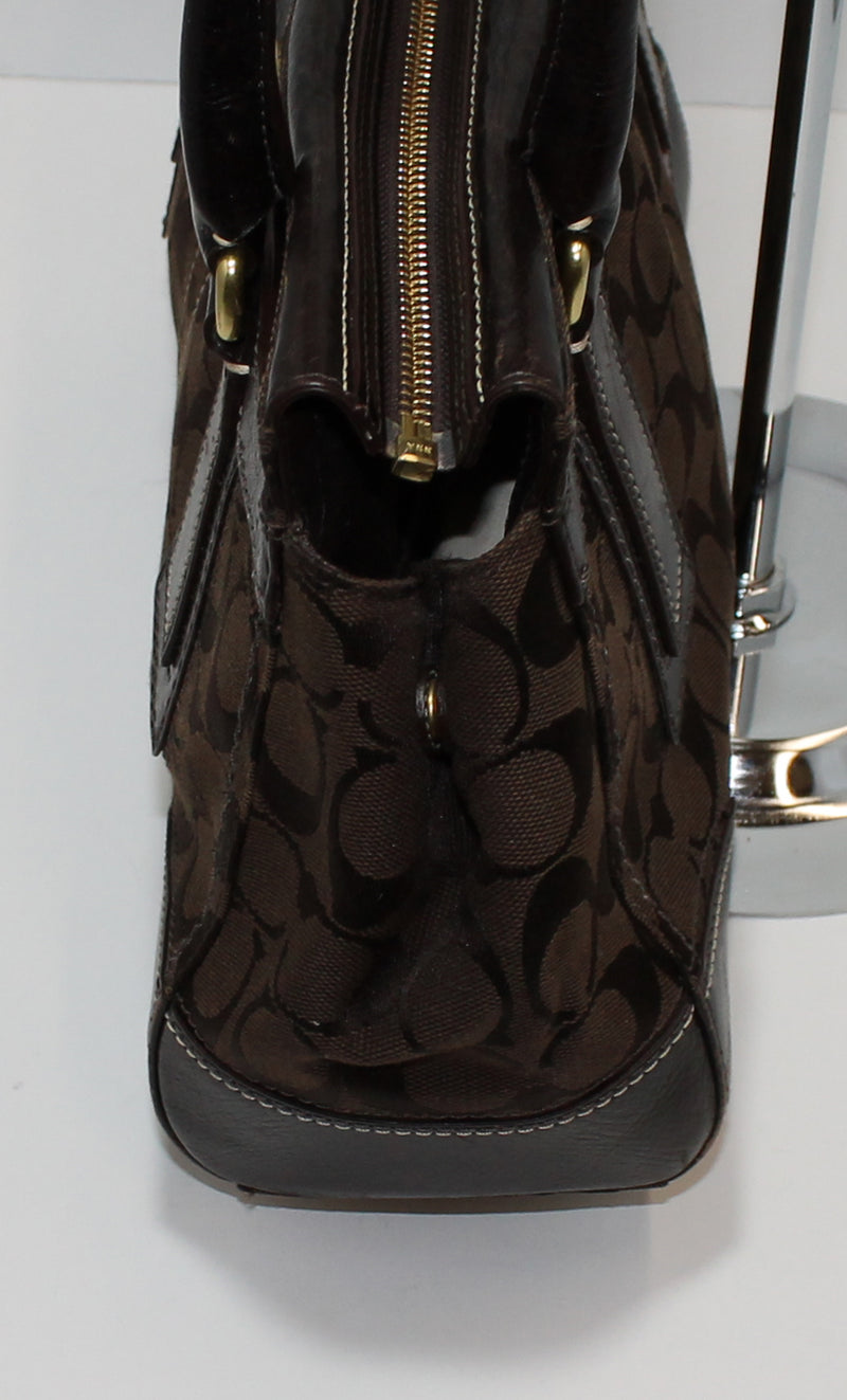 Coach Linen Vintage Handbags | Mercari