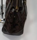 Coach Purse: 11062 Brown Signature Hampton Satchel