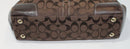 Coach Purse: 11062 Brown Signature Hampton Satchel