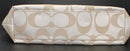 Coach Purse: F18335 White Laura Signature Tote Bag