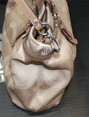 Coach Purse: 16366 Gold Dotted Madison Shoulder Bag