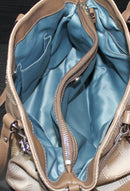 Coach Purse: 16366 Gold Dotted Madison Shoulder Bag