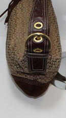 Coach Purse: 2158 Brown Signature Hobo Bag