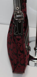 Coach Purse: 6045 Red Signature Shoulder Bag