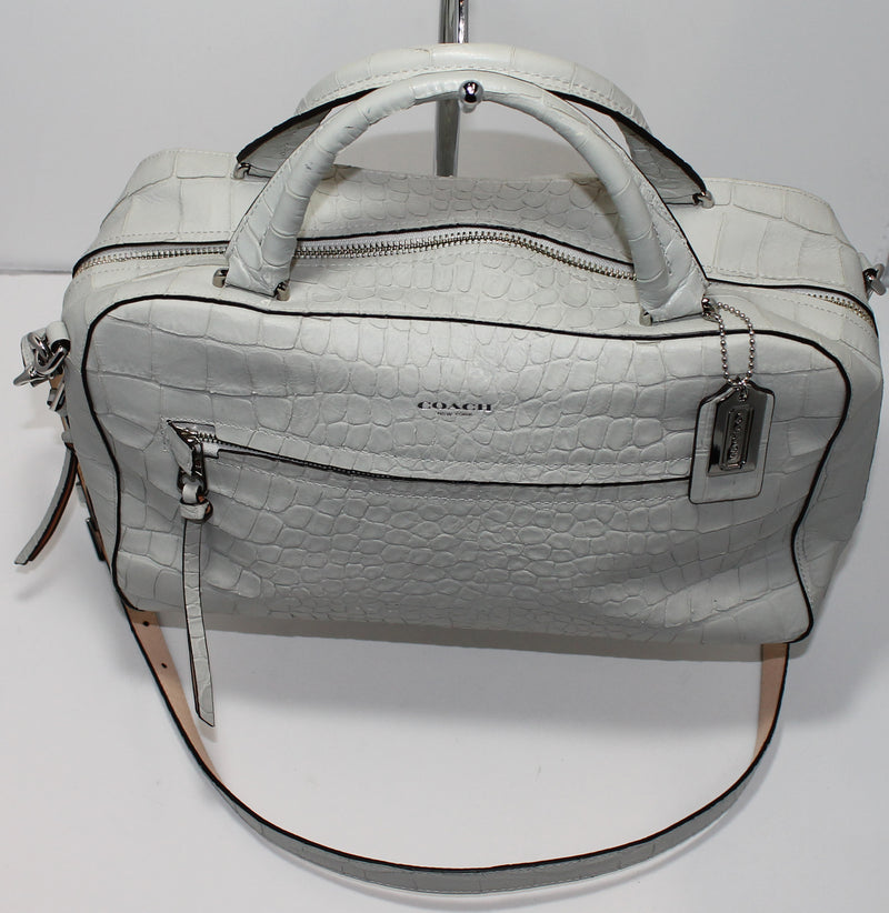 1990s Vintage Coach Teal Lindsay Satchel Handbag – Mabel D. Orr Fashion  Boutique