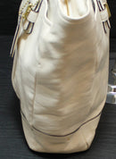 Coach Purse: 17815 Ivory Leather Shoulder Bag