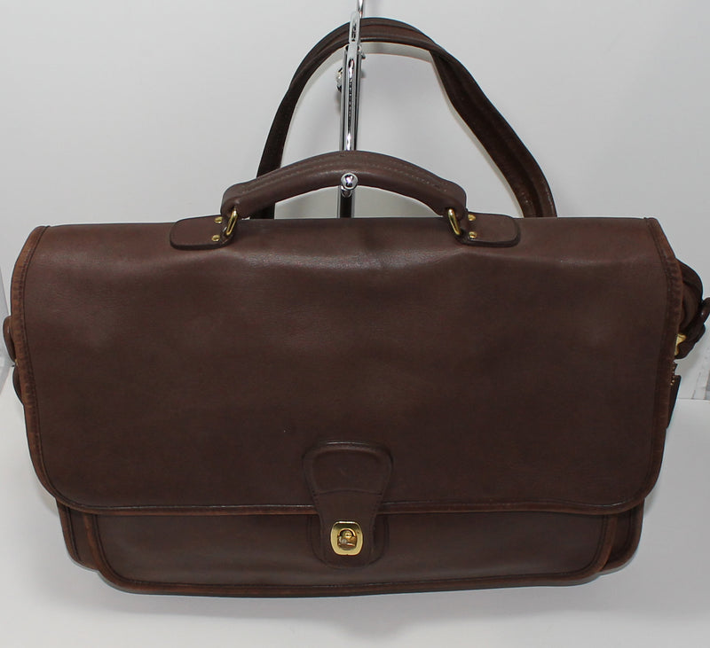 Coach Purse: 5180 Brown Metropolitan Leather Briefcase
