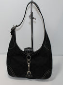 Coach Purse: 8K02 Black Signature Shoulder Bag
