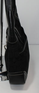 Coach Purse: 8K02 Black Signature Shoulder Bag