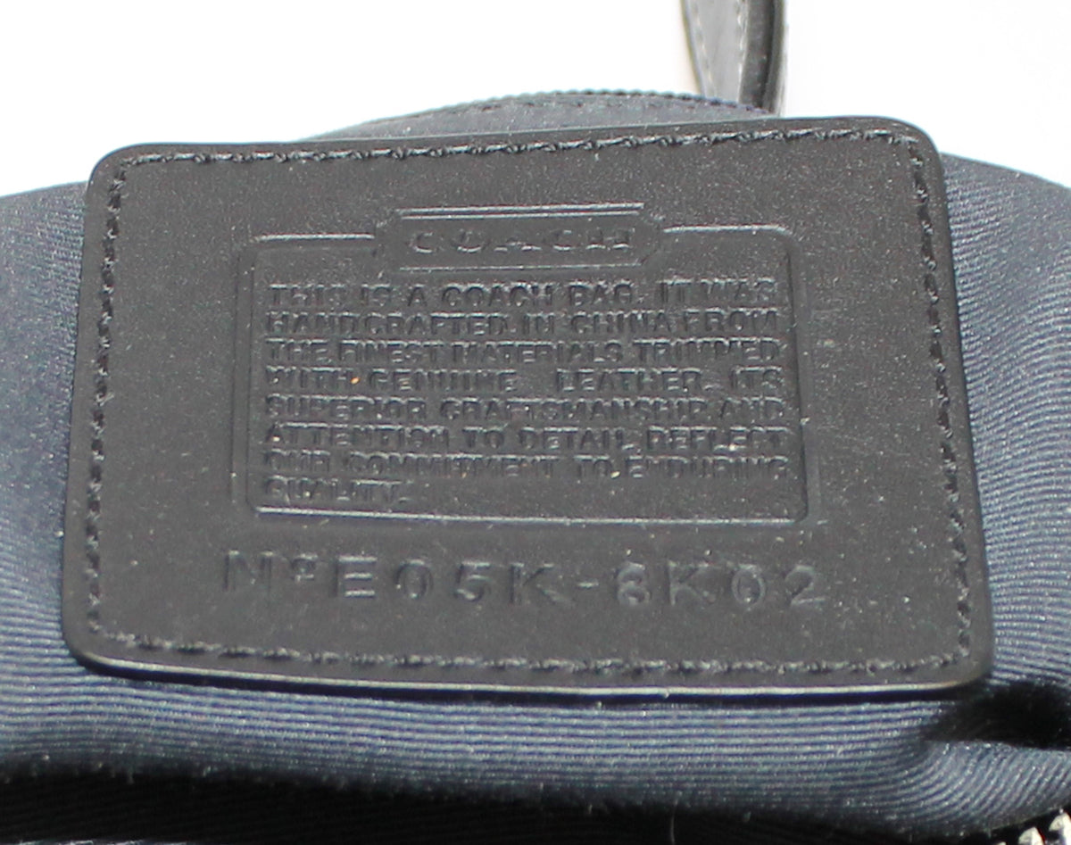 良品 348 Coach Shoulder Bag Signature Coach Purse: 8K02 Black Signature Shoulder Bag