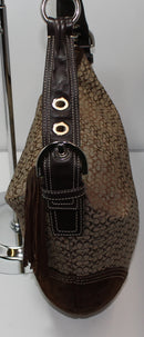 Coach Purse: 2158 Brown Signature Hobo Bag