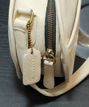 Coach Purse: 214 Ivory Leather Crossbody Bag