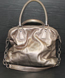 Coach Purse: Metallic Leather Shoulder Bag