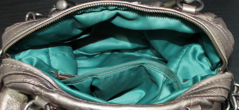 Coach Purse: Metallic Leather Shoulder Bag