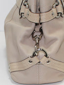 Coach Purse: 13236 Beige Carly Leather Shoulder Bag