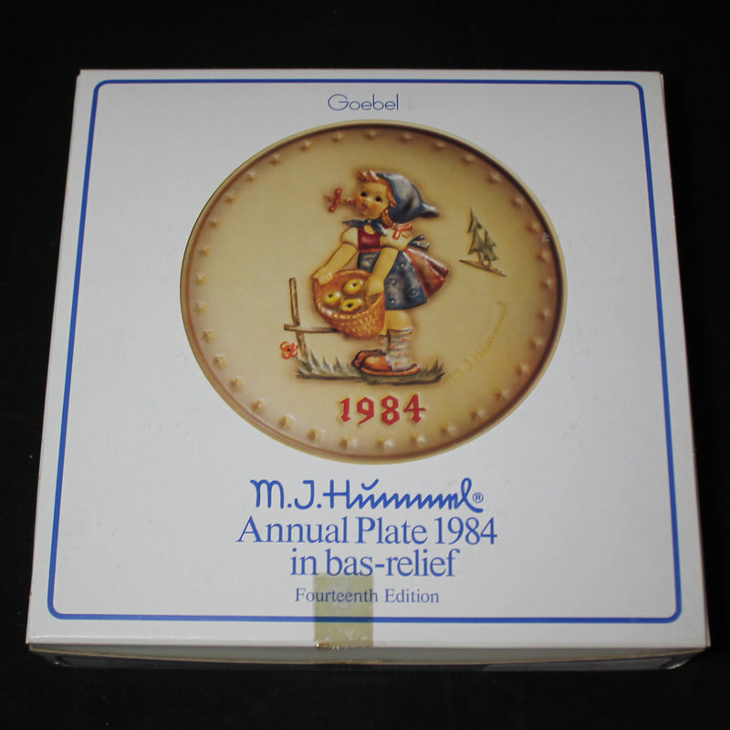 Lot of 3 Hummel Plates: 1981, 1983 & 1984