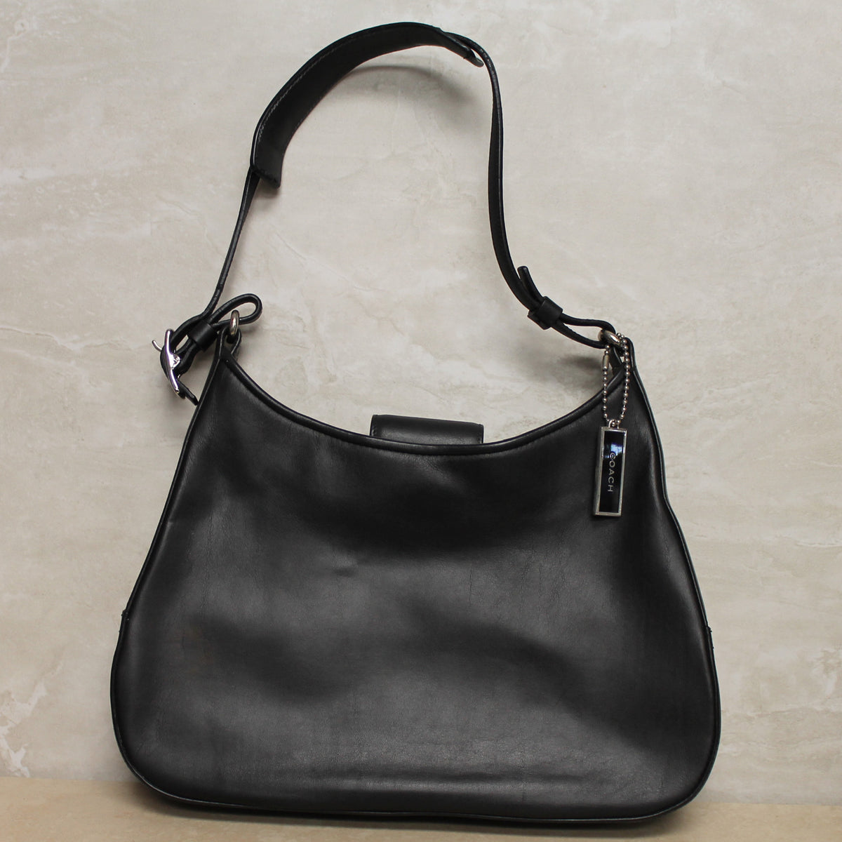 バッグ archive COACH Hobo Leather Hand Bag Coach Purse: 8134 Calf Skin Leather Hobo Shoulder Bag