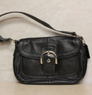 Coach Purse: 13105 Soho Black Leather Shoulder Bag