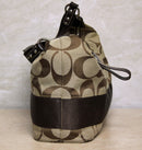 Coach Purse: 17434 Signature Stripe Hobo Bag