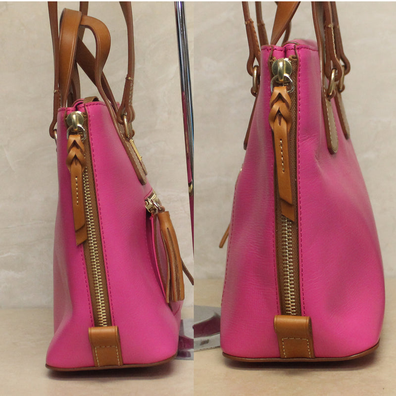 Dooney & Bourke Purse: Pink Side Zip Tote Bag