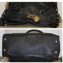 Michael Kors Purse: Hamilton Black Soft Leather Hobo Bag