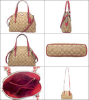 Coach Purse: Peyton Mini Signature Cora Domed Satchel - New with Tags