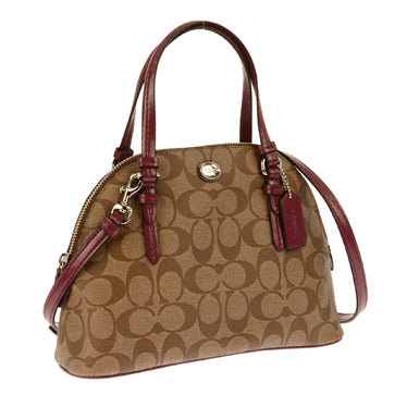 Coach Purse: Peyton Mini Signature Cora Domed Satchel - New with Tags