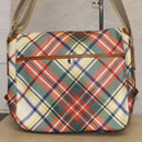 Dooney & Bourke Set: Plaid Messenger Bag, Ipad Case, & Pencil Case