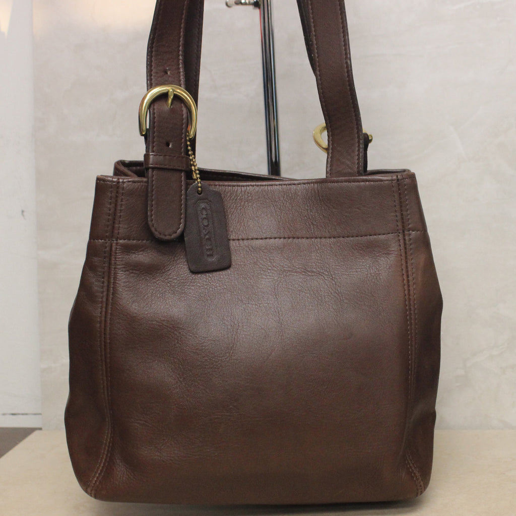 Vintage Coach Stewardess Leather Brown 9525 Purse Handbag – Shop Dina's Days