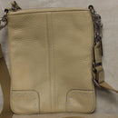 Coach Purse: 9760 Bone White Leather Crossbody Bag