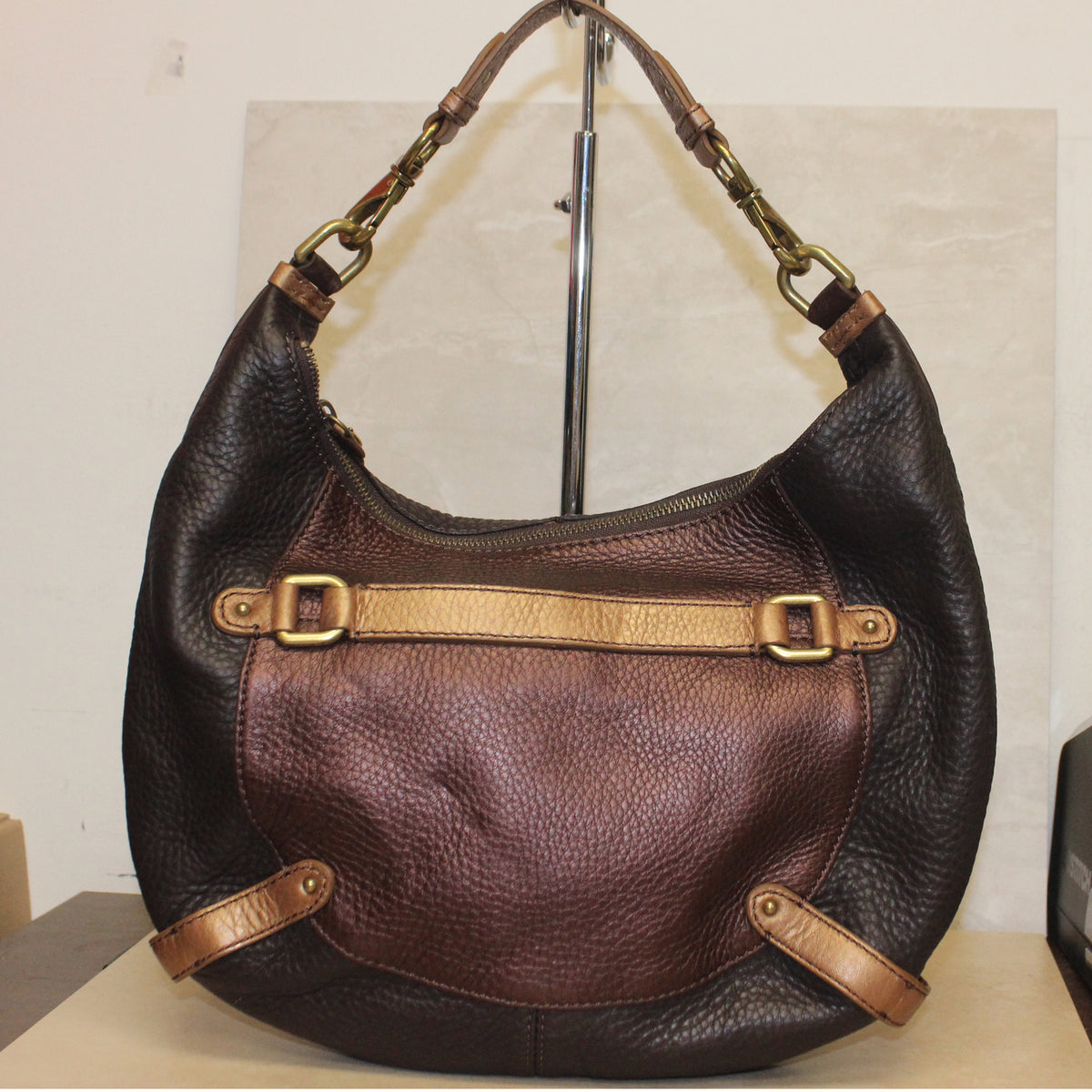 Cole Haan Purse: Tri-Color Leather Hobo Bag