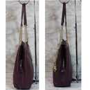Michael Kors Purse: Maroon Jet Set Shoulder Bag