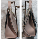 Furla Purse: Peach Leather Shoulder Bag