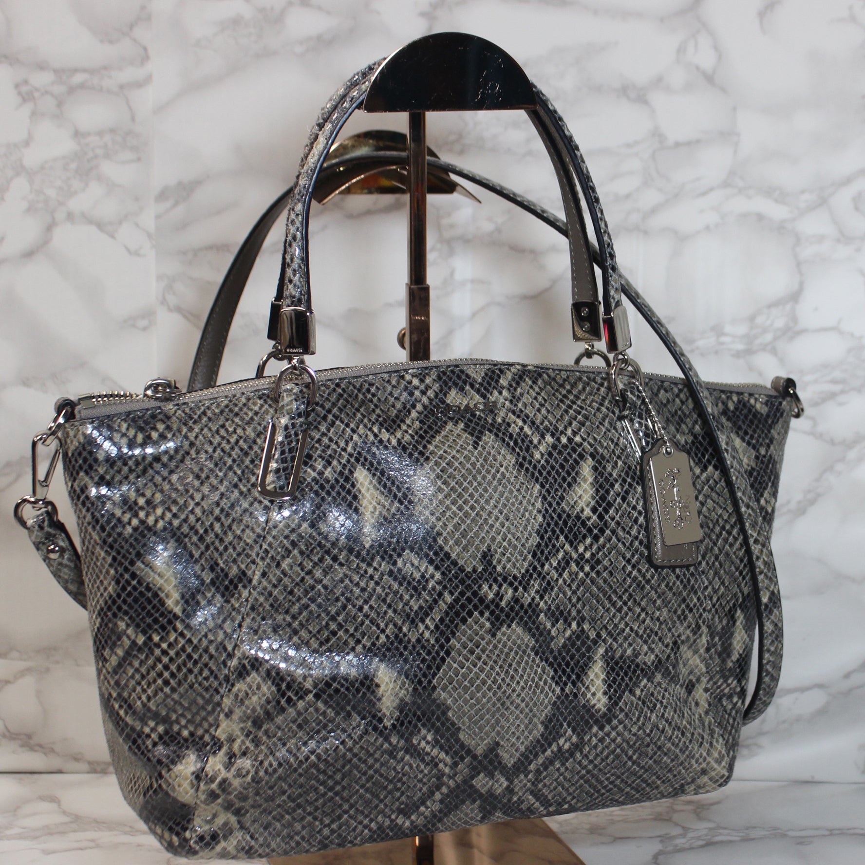 Coach Purse: 28087 Python Madison Crossbody Bag