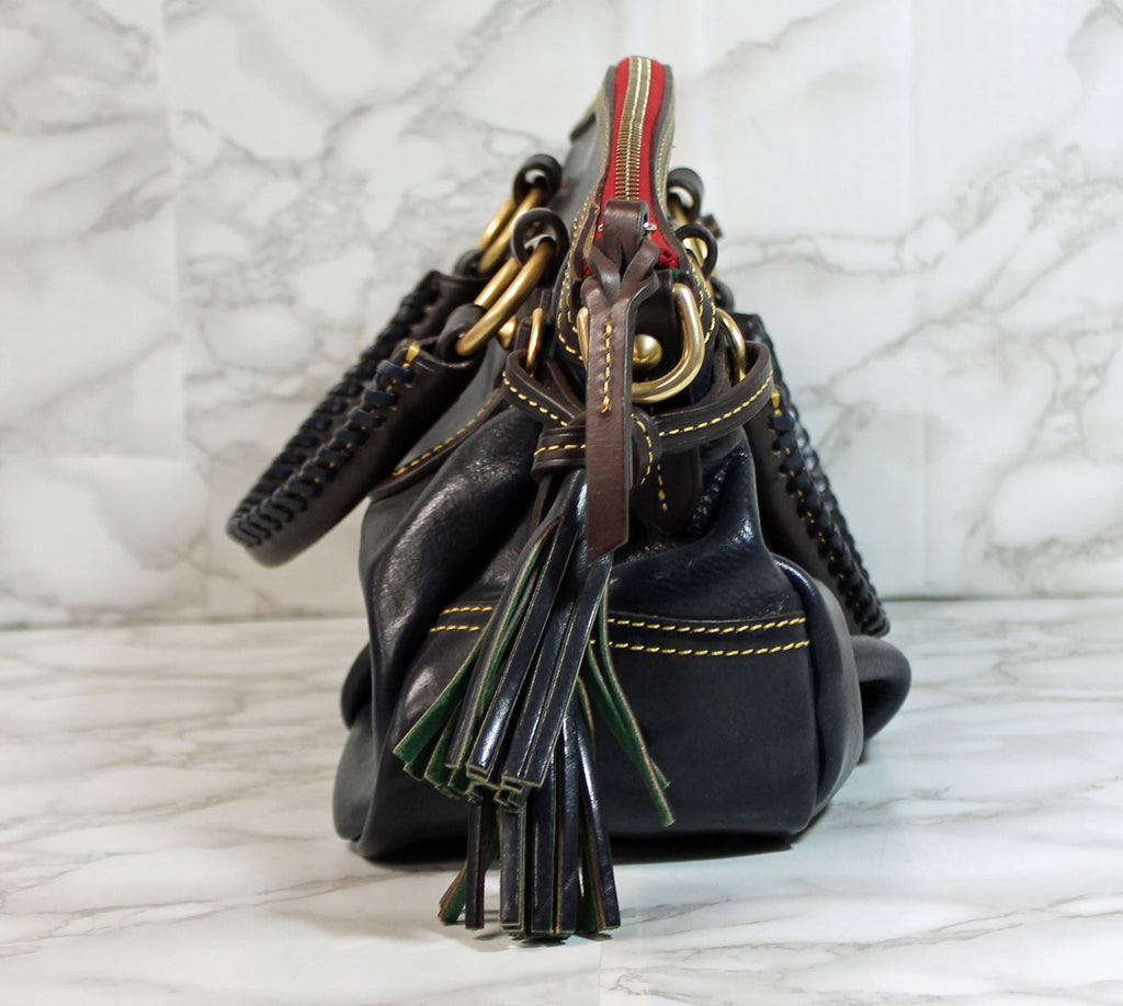 Buy LEMON & PEPPER Womens Zipper Closure Satchel Handbag | Shoppers Stop
