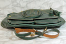 Dooney & Bourke Purse: Green Leather Clayton Satchel