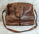 Dooney & Bourke Purse: Brown Clayton Crossbody Bag