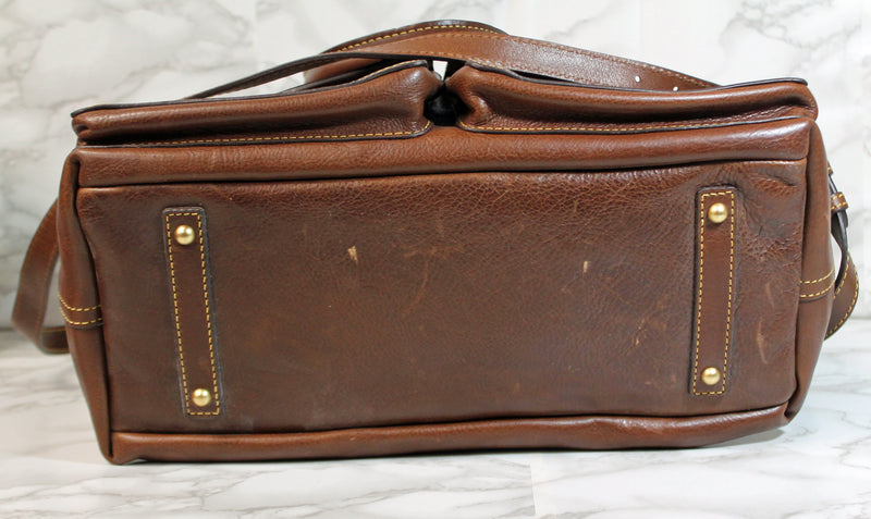 Dooney & Bourke Purse: Brown Clayton Crossbody Bag