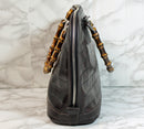 Dooney & Bourke Purse: Brown Panama Croc Satchel