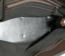 Dooney & Bourke Purse: Brown Panama Croc Satchel