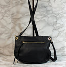Aimee Kestenberg Purse: Black Leather Calf Hair Crossbody Bag