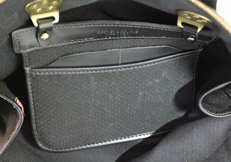 Dooney & Bourke Purse: Black Cabriolet Zip Satchel Bag