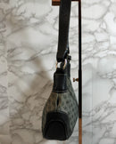 Dooney & Bourke Purse: Navy Signature Small Hobo Handbag