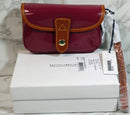 Dooney & Bourke Purse: Rasberry Flap Wristlet Handbag